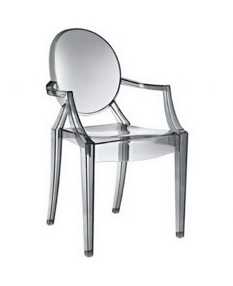 Black Transparent Pc Armchair
