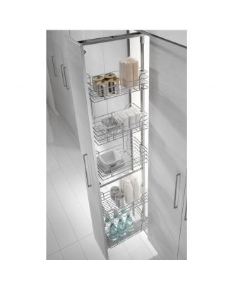 Cargo Cabinet Pull Out 30 Cm, Light Grey