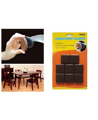 Self-Adhesive Floor Protector Felt White