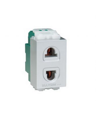 Silver Universal 2 Pins Socket