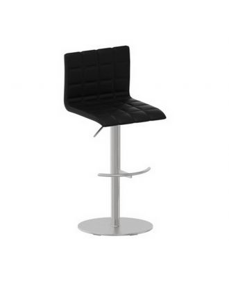 Stainless Black High Chair With Gaslift