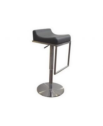 Stainless Dark Grey Chair With Gaslift