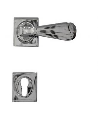 Entrance Handle With Cylinder Escutcheon