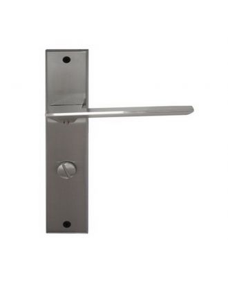 Bathroom Handle On Back-Plate With Lock