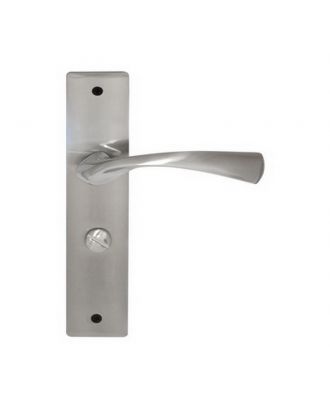 Bathroom Handle On Back-Plate With Lock