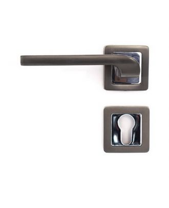 Entrance Handle With Cylinder Escutcheon