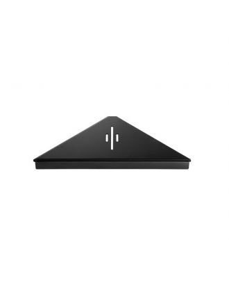 Bath Soap Corner Dish-Black Mat