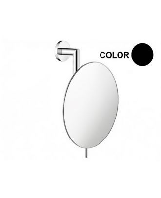 Wall Mounded Magnifying Mirror X4-Black
