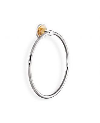 Towel Ring-Chrome X Gold