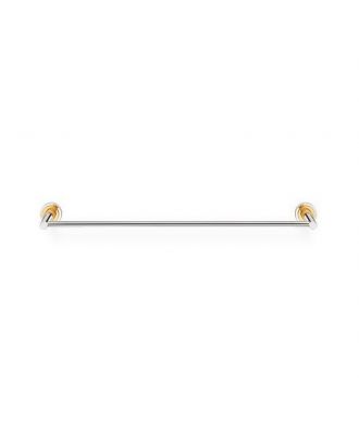 Single Towel Rail 60Cm-Chrome X Gold