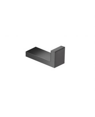 Single Bath Robe Hook-Black Mat
