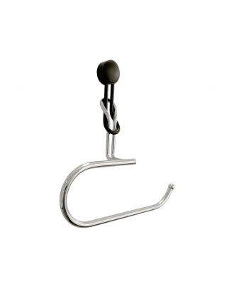 Towel Ring-Black Mat X Chrome
