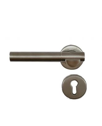 Stinless Steel Door Handle With Escutcheon