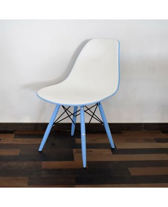 Leisure Chair Light Blue X White