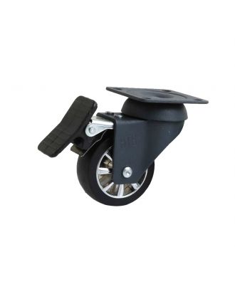 Antracite Chrome Pulley Disc Wheel With Brake 50*20