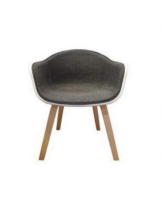 Fabric X White Chair