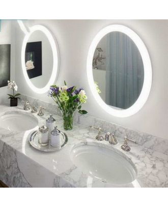 Wall Mounted Bathroom Acrylic Led Mirror With Light