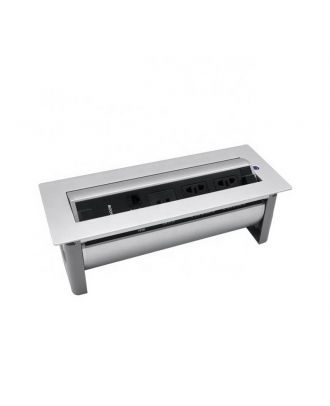 Conference Tabletop On Desk Usb Hidden Motorized Socket Electric Rotary Socket