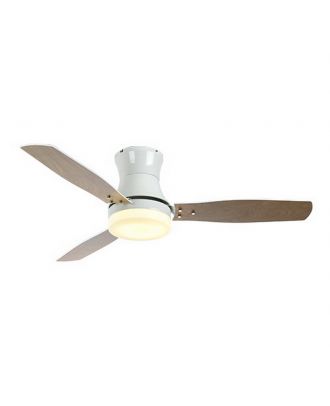 Ceiling Fan With Light 52"-White