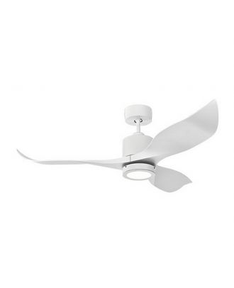 Ceiling Fan With Light 52"-White