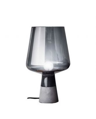 Decorative Table Lamp,Smoky Grey Glass