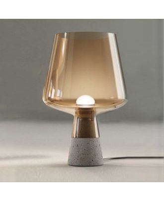 Decorative Table Lamp,Amber Glass