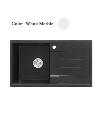 Granite White Marble Basin Rectangle