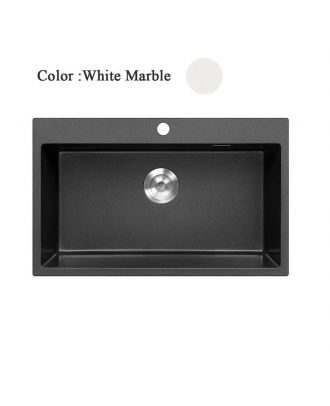 Granite White Marble Basin Rectangle