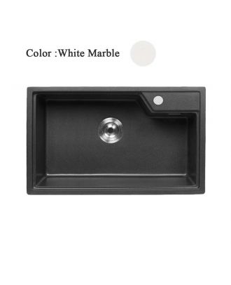 Granite White Marble Basin Rectangle