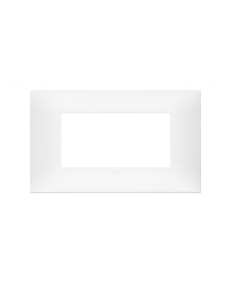 Neve Up,Cover Frame 4 Modules For 4-Module Boxes, Matt White