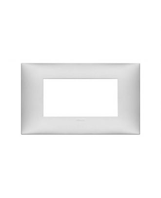 Neve Up,Cover Frame 4 Modules For 4-Module Boxes, Matt Silver