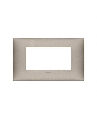 Neve Up,Cover Frame 4 Modules For 4-Module Boxes, Matt Titanium