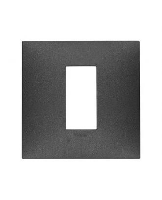 Neve Up,Cover Frame 1 Central Modules For 2-Module Boxes, Matt Anthracite
