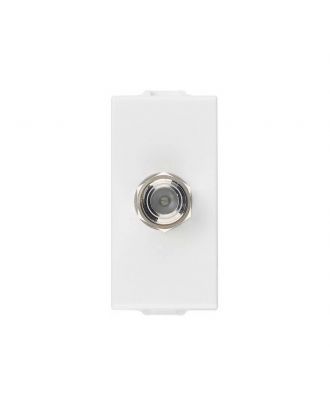 Neve Up Satellite Socket Outlet Connector White