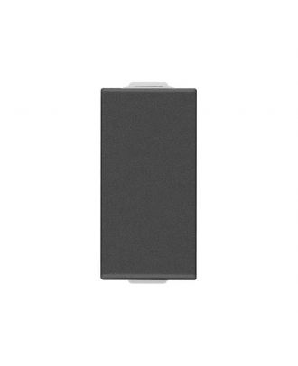 Neve Up 1P No 10A Push Button Carbon Matt