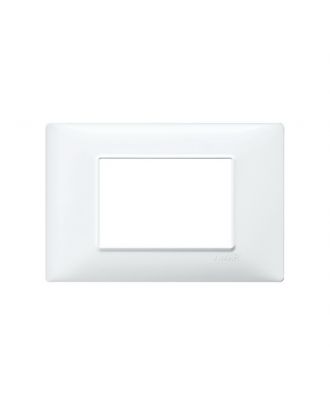 Plana,Cover Frame 3 Modules, White