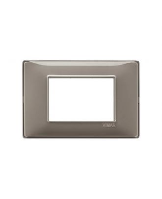 Plana,Cover Frame 3 Modules, Reflex Ash