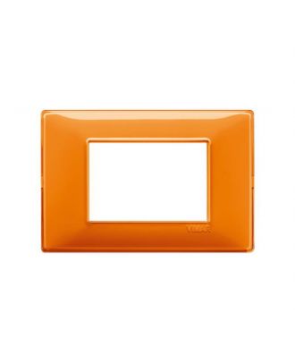Plana,Cover Frame 3 Modules, Reflex Orange
