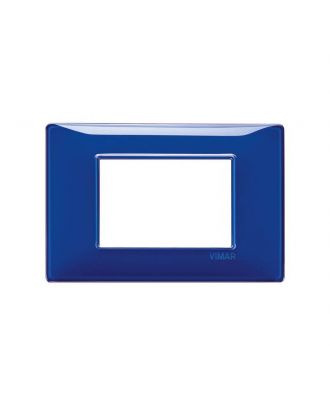 Plana,Cover Frame 3 Modules, Reflex Sapphire