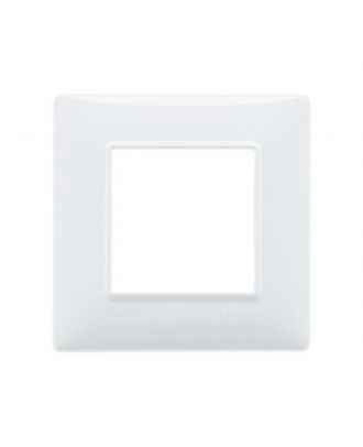Plana,Cover Frame 2 Modules, White