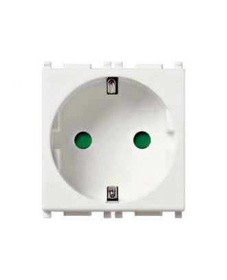 Plana 2P+E 16A German Sicury Outlet White