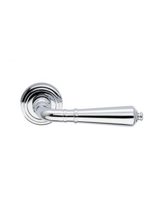 Door Handle Sirio With Rosette + Wc Thumbturn, Chrome