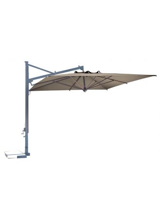 Galileo dark Umbrella 3M with retractable opening and closing system, Black X Biege