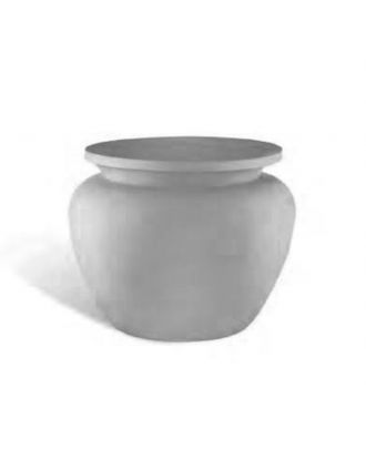 Outdoor Gorda Vase-Grey