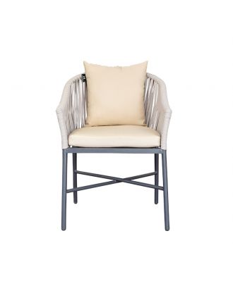 Curvi Chair Light Beige X Beige Pillow