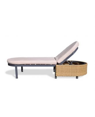 Esedra Sunlounger Biege