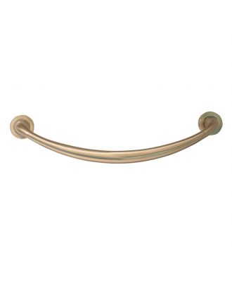 Curvy Door Handle, Satin Nickle