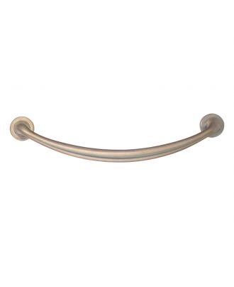 Curvy Door Handle, Satin Chrome