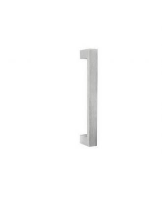 Modern Door Handle, Satin Nickle