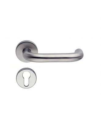 Hollow Lever Handle With Rose & Escutcheon For Door
